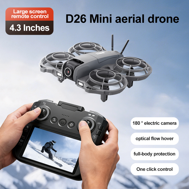 طائرة بدون طيار D26 بدقة 4K لل - مراجعة Drone Gimbal Case وسعره