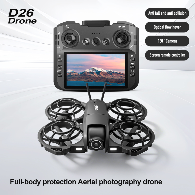 طائرة بدون طيار D26 بدقة 4K لل - مراجعة Drone Gimbal Case وسعره
